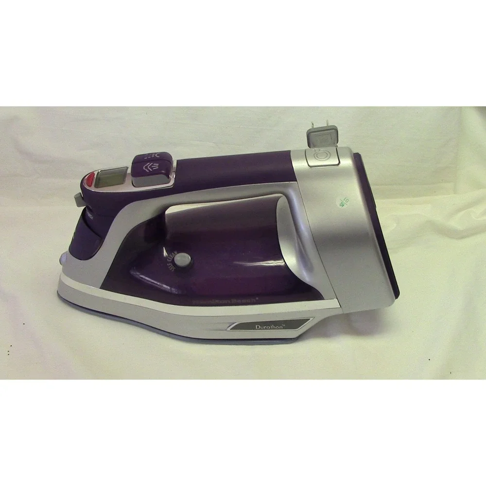Hamilton Beach 19902R 1700W Digital Iron with Retractable Cord - Purple